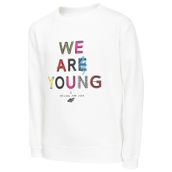 4F Παιδικό φούτερ HJZ20-JBLD003-10S White